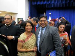 at the White house Diwali Celebration